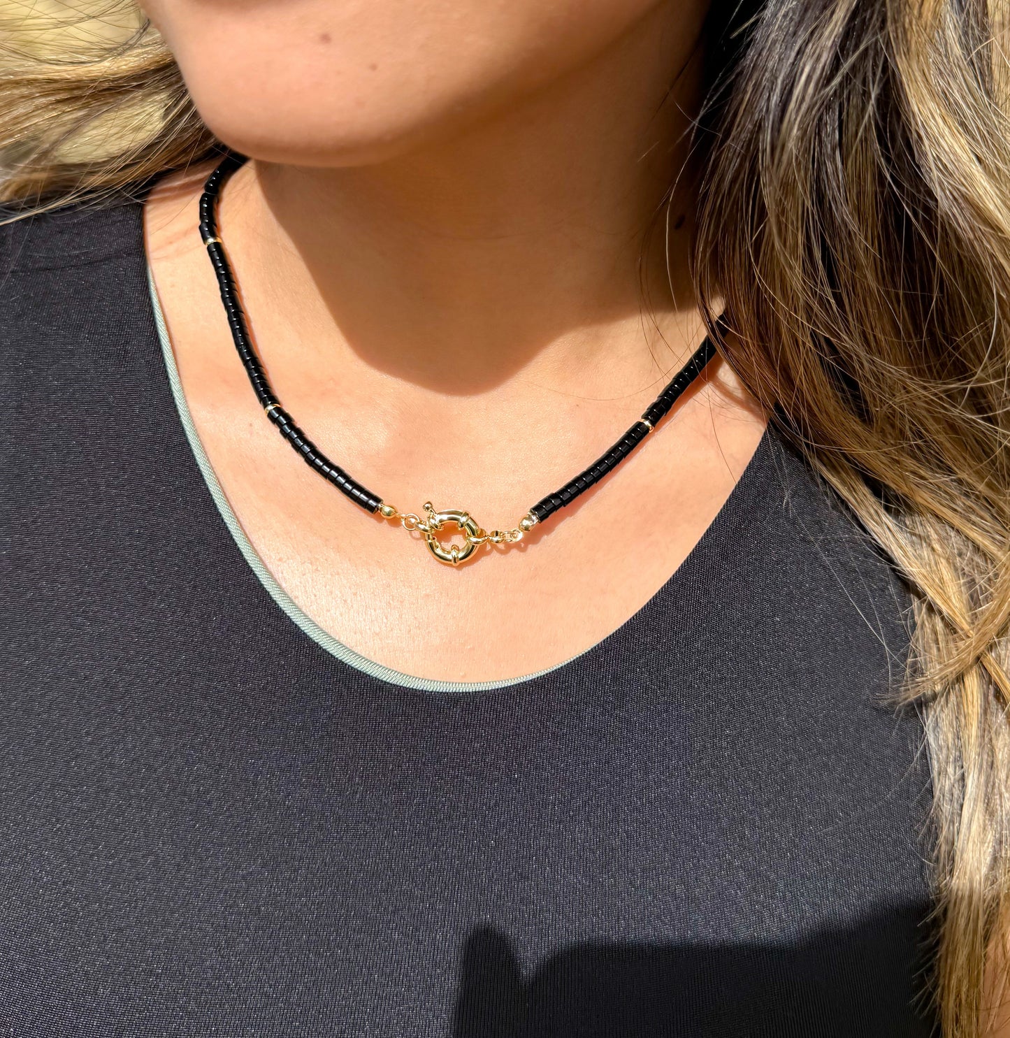 Collar Energy Ágata Negra