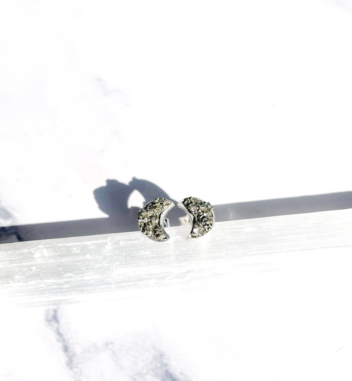 Arete mini luna Pirita
