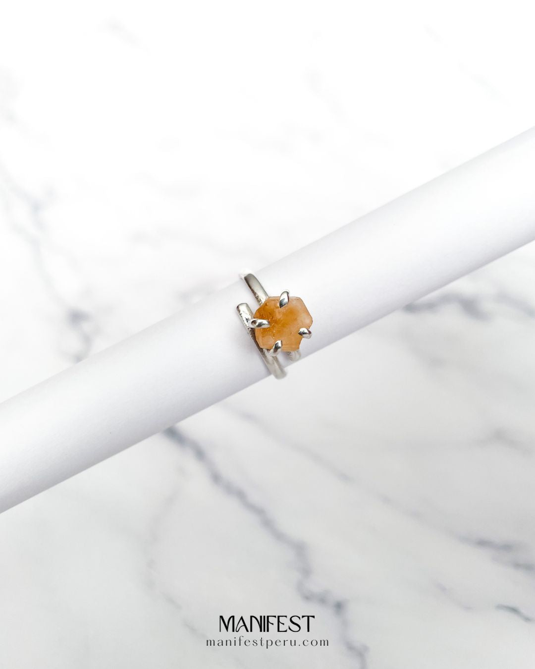 Anillo Origen Citrino (calentado)