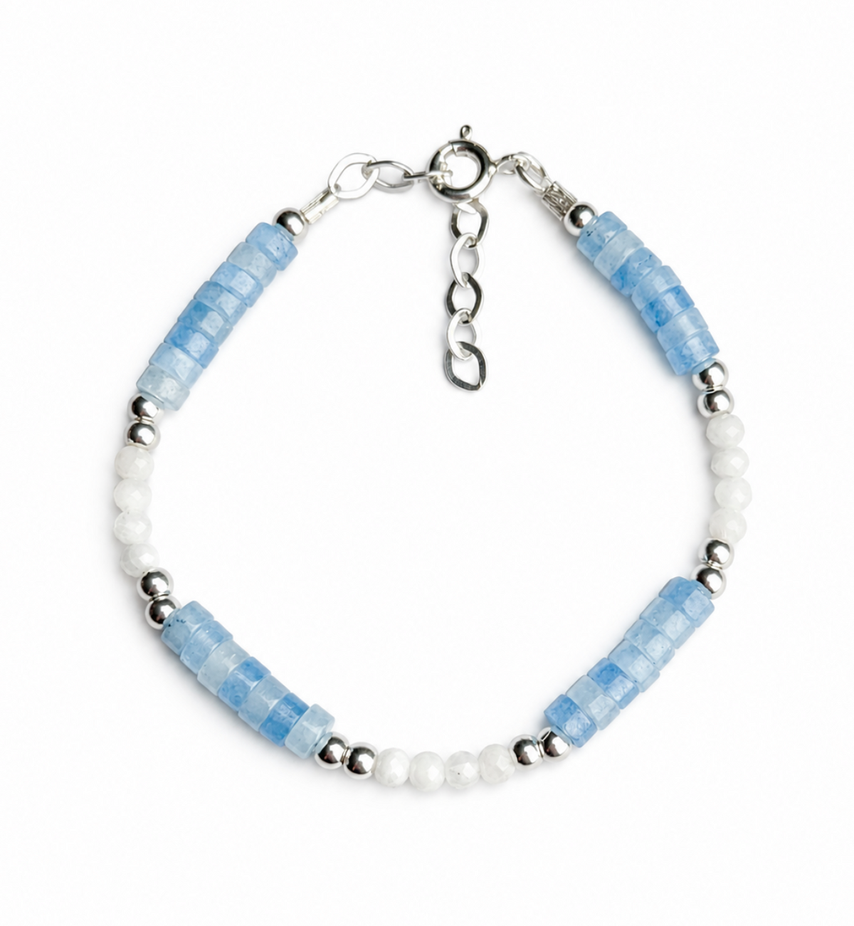 Pulsera Essence Aguamarina / Piedra luna