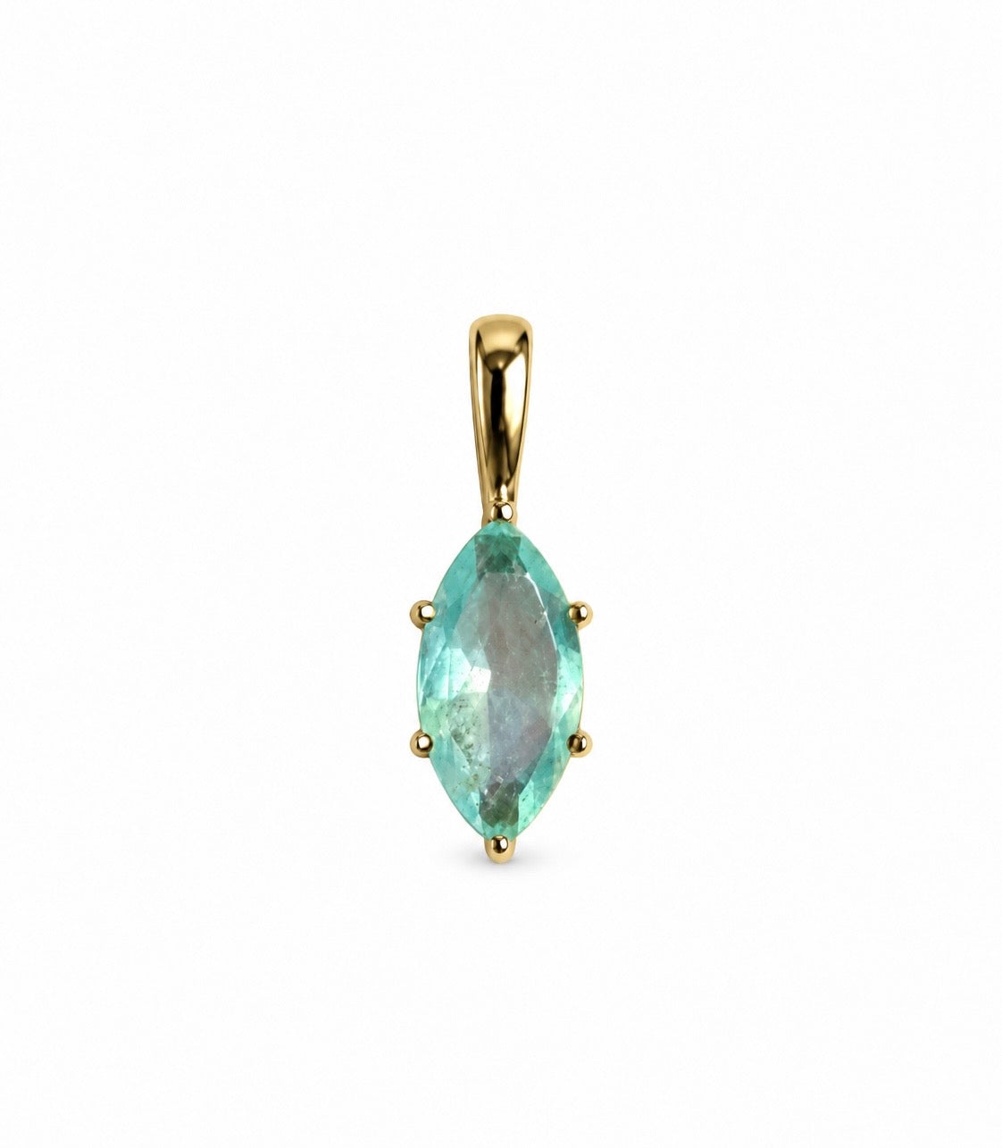 Dije de Oro 18k Eternity Ópalo Andino