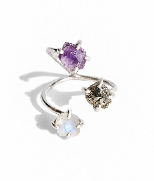 Anillo triple calma