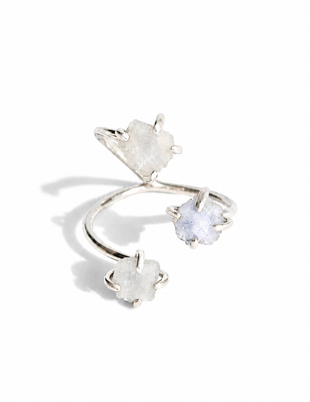 Anillo Triple Origen Piedra Luna