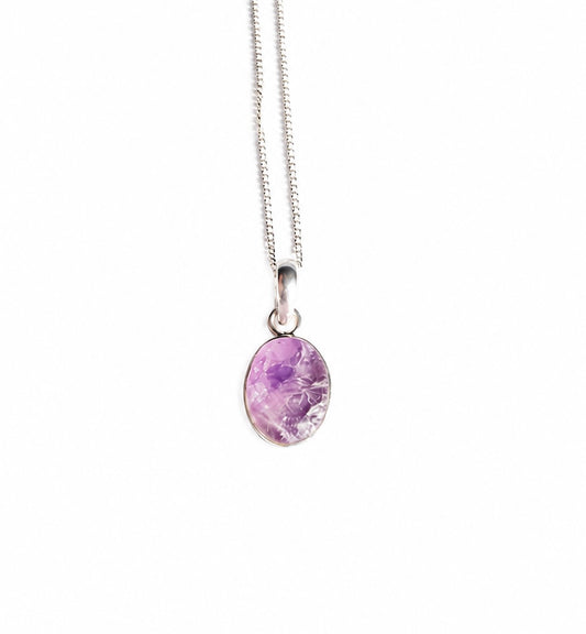 Collar Esfera amatista