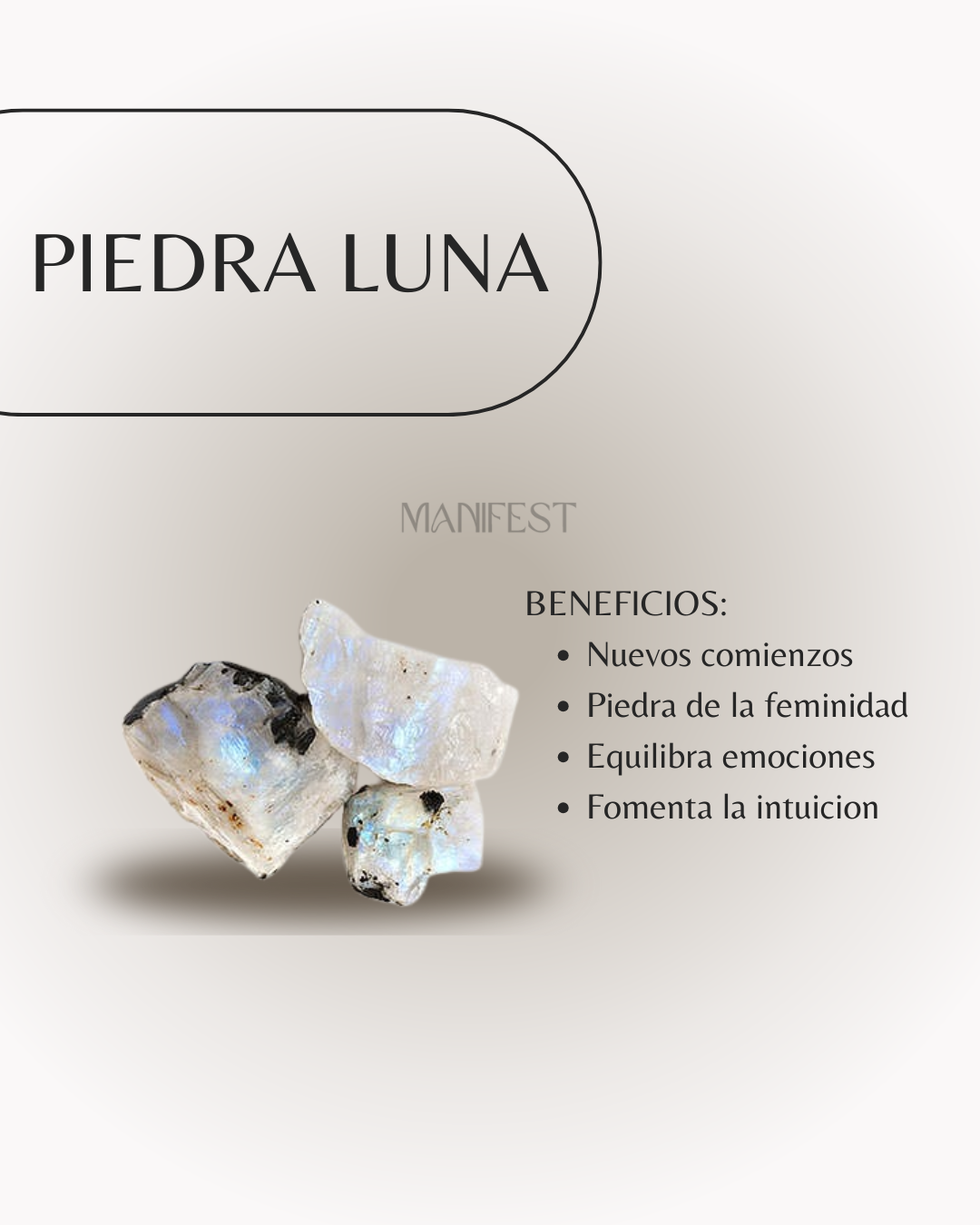Collar “Tears” piedra luna(cadena+dije)