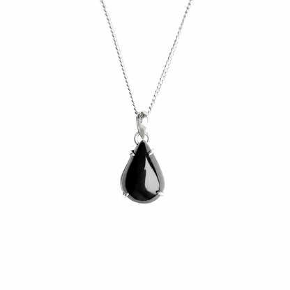 Collar ”Tears” Ónix (cadena+dije)