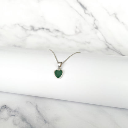 Natural love -Dije cuarzo verde