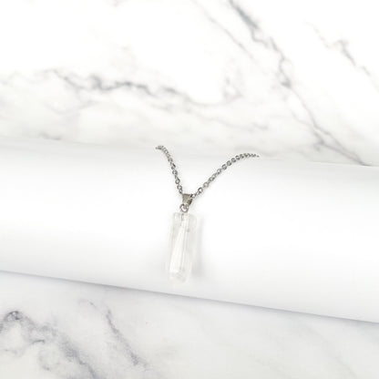 Collar Punta Cuarzo Cristal