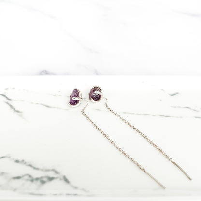 Aretes Naturales Amatista