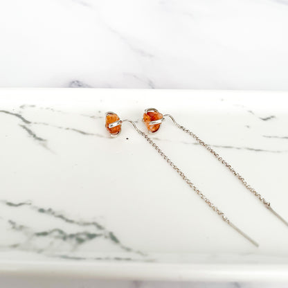Aretes Naturales Citrino