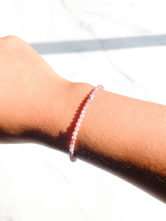 Pulsera Manifest Turmalina Rosa